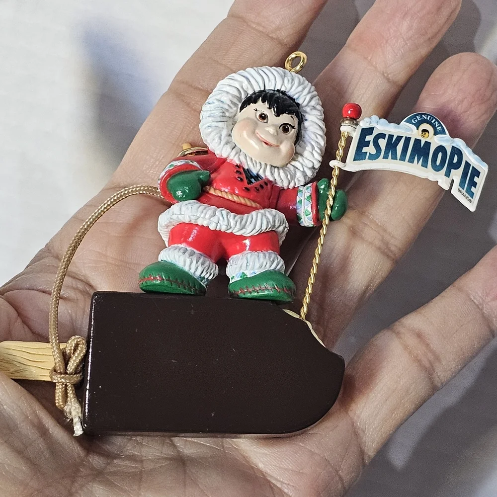 Carlton Cards Christmas Ornament Heirloom Collection Eskimo Explorer Eskimo Pie